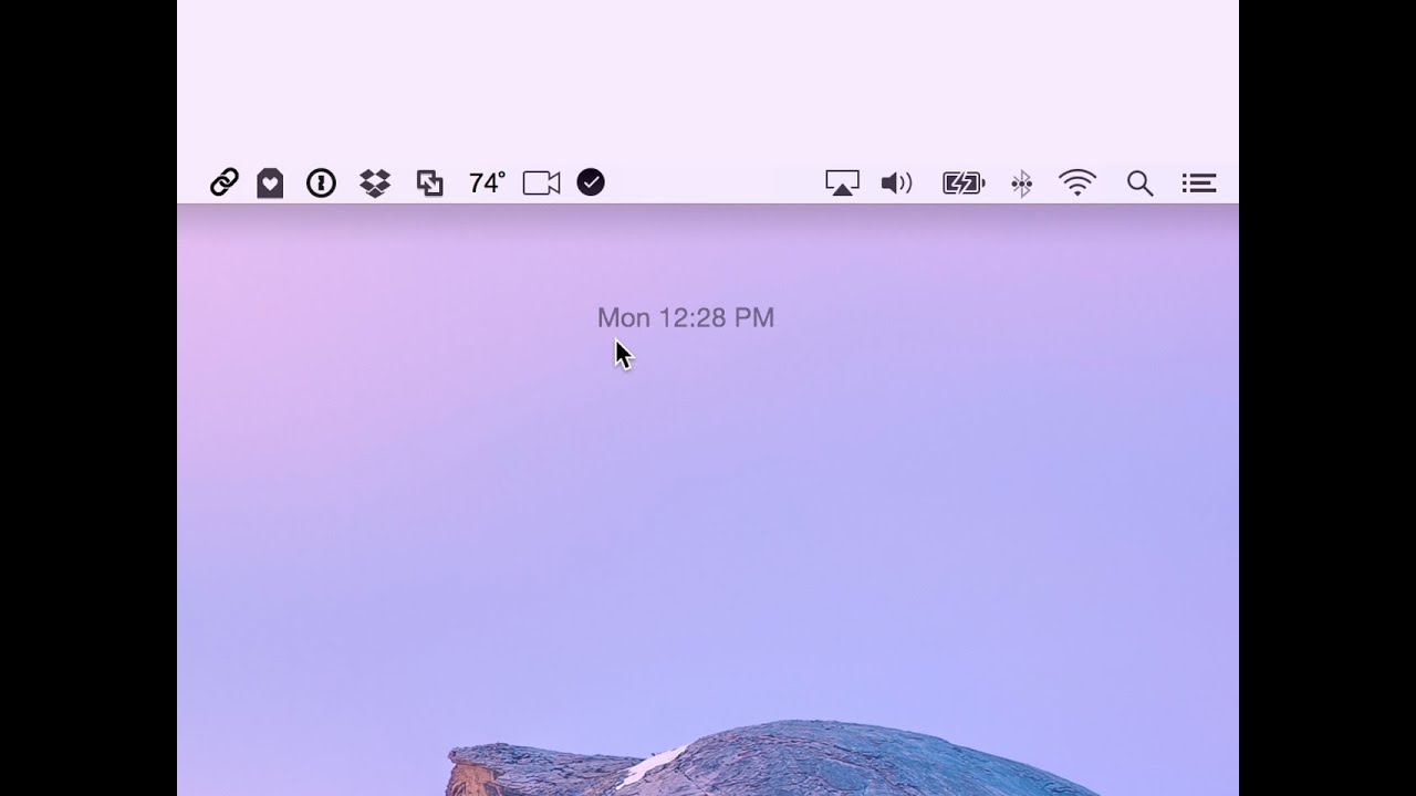 How to edit menu bar mac